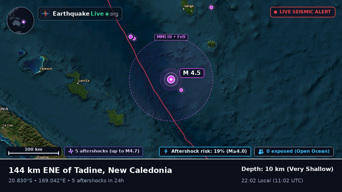 South Pacific Ocean (New Caledonia)