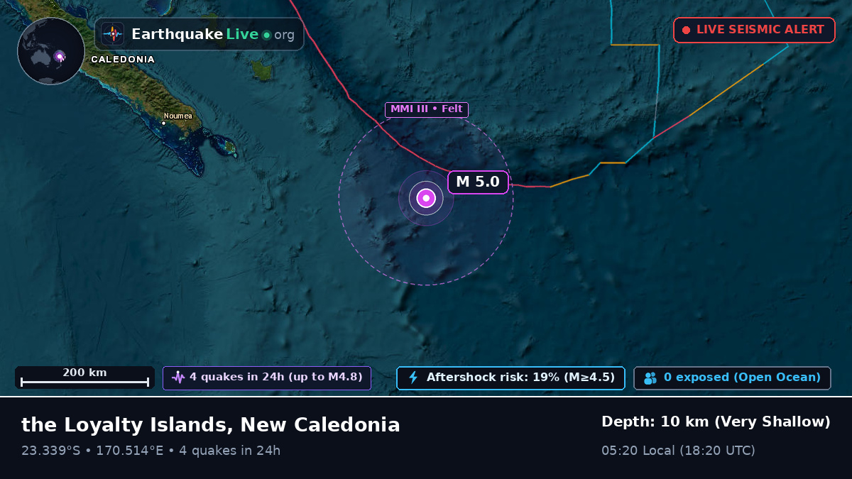 South Pacific Ocean (New Caledonia)