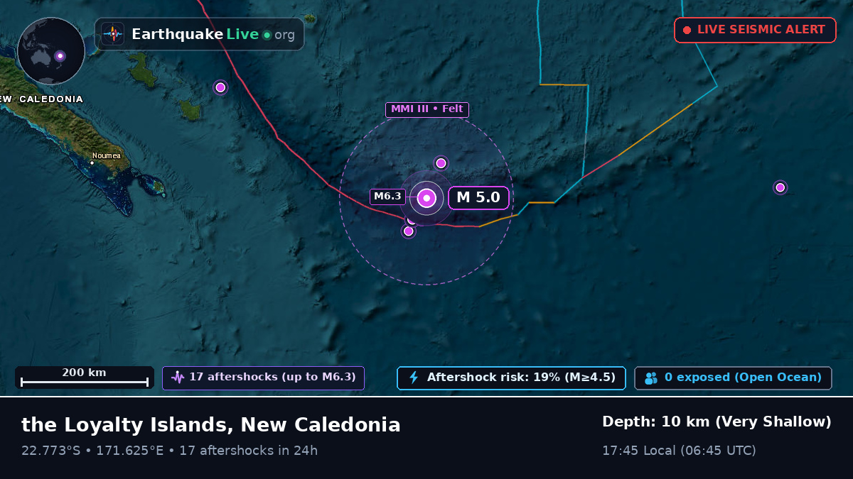 South Pacific Ocean (New Caledonia)