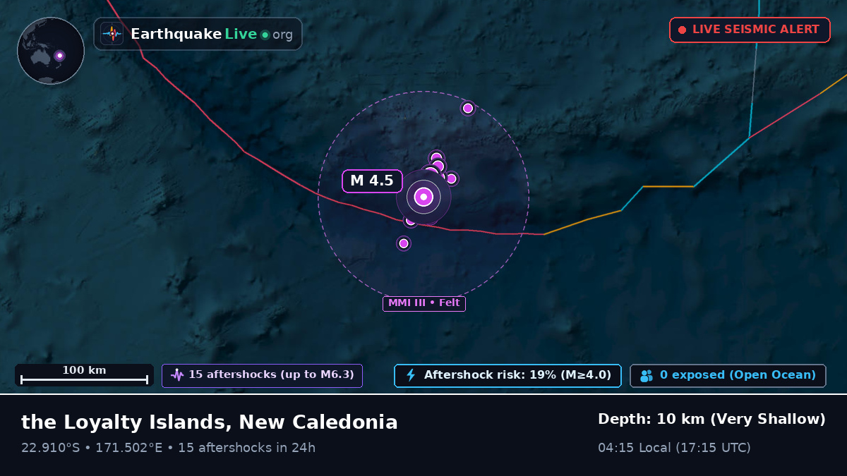 South Pacific Ocean (New Caledonia)