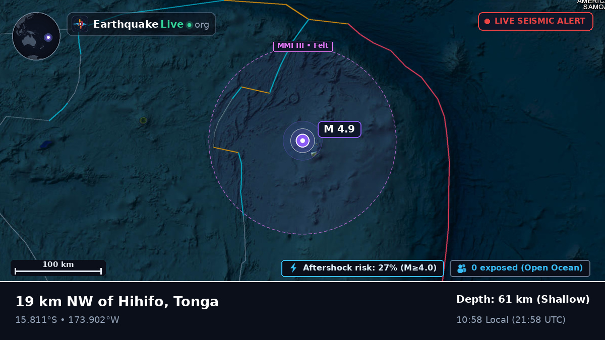 South Pacific Ocean (Tonga)