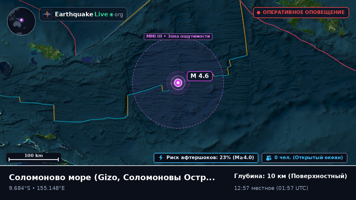 Соломоново море (Соломоновы Острова)