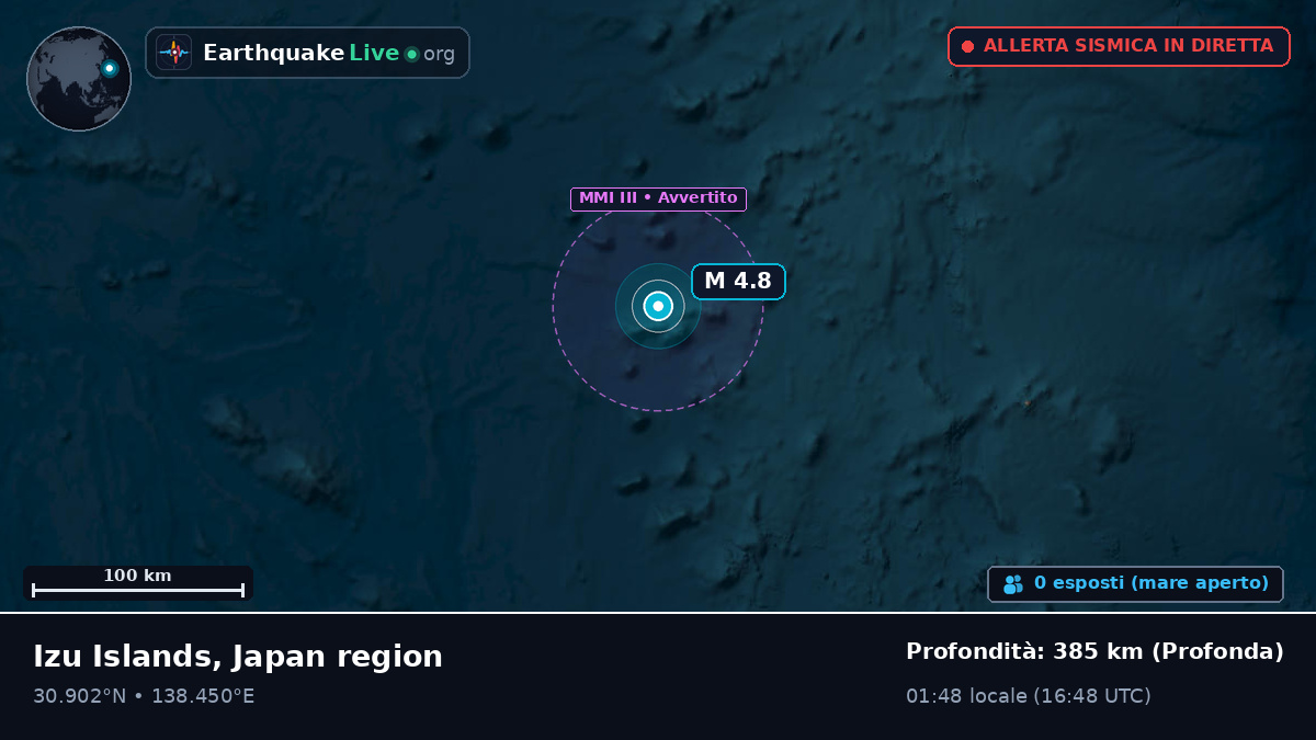 Oceano Pacifico settentrionale (Giappone)