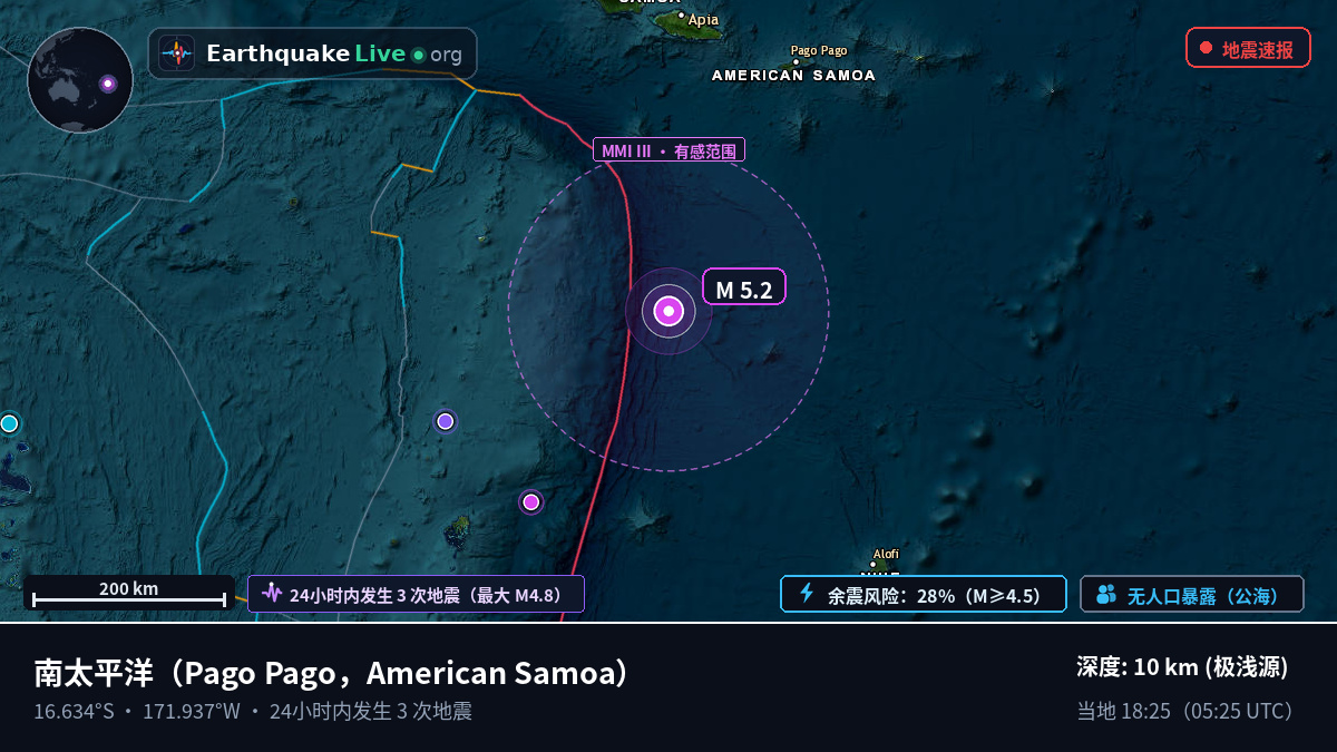 南太平洋 (American Samoa)
