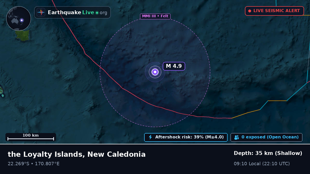 South Pacific Ocean (New Caledonia)