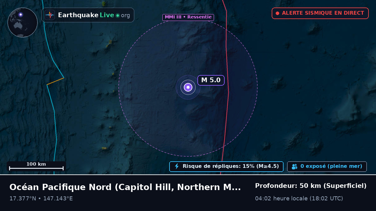 Océan Pacifique Nord (Northern Mariana Islands)
