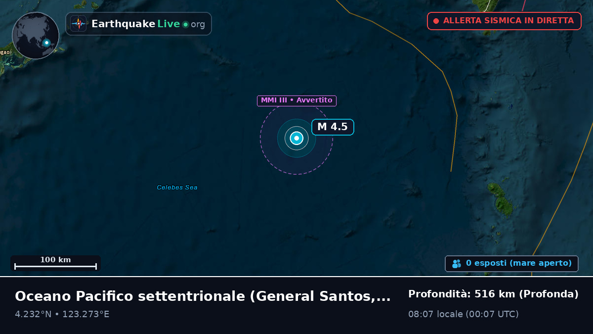 Oceano Pacifico settentrionale (Filippine)