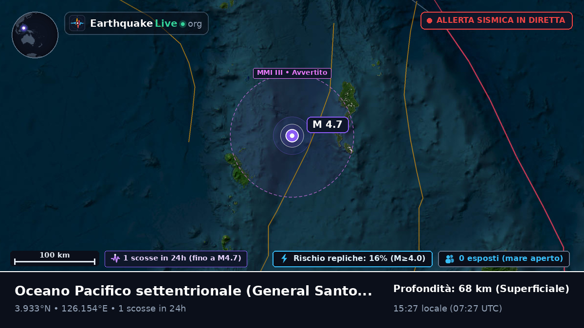 Oceano Pacifico settentrionale (Filippine)