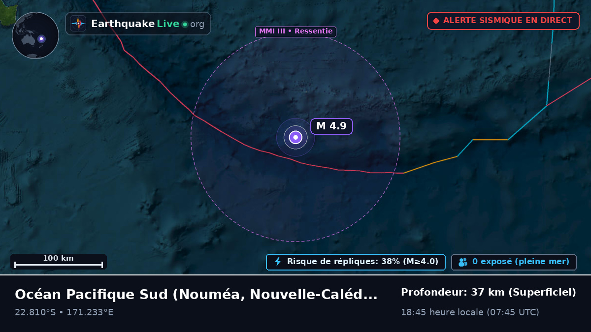 Océan Pacifique Sud (Nouvelle-Calédonie)