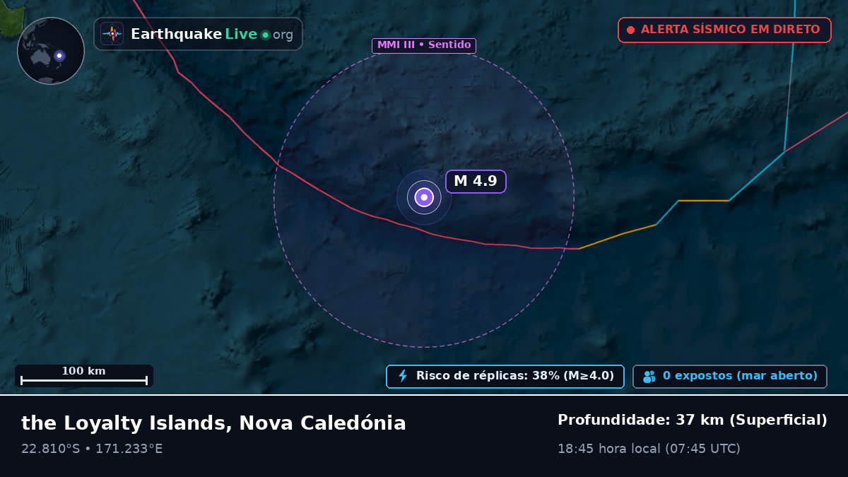 Oceano Pacífico Sul (Nova Caledónia)