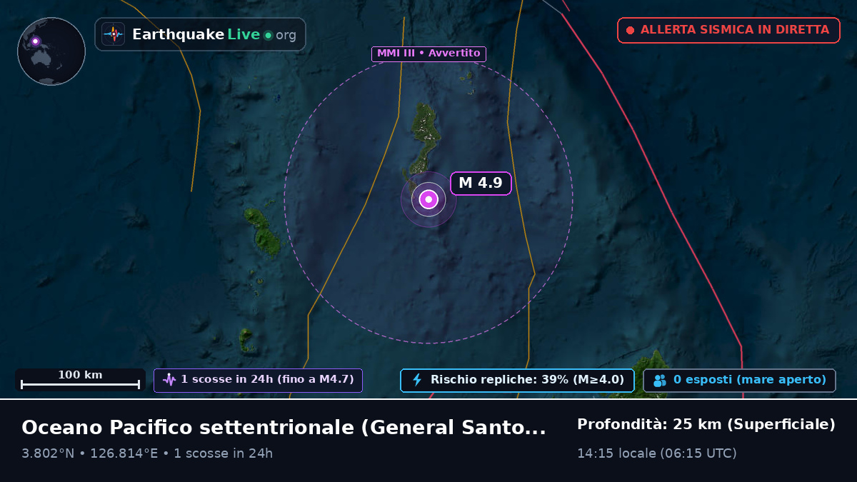 Oceano Pacifico settentrionale (Filippine)