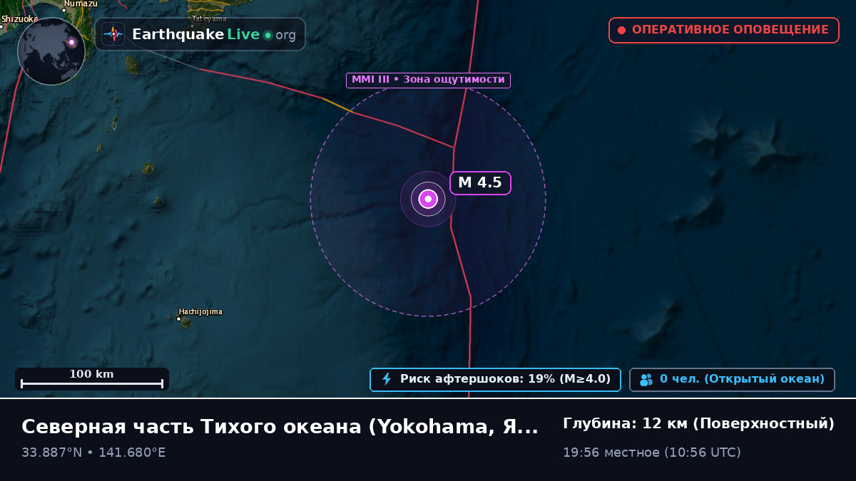 Северная часть Тихого океана (Япония)