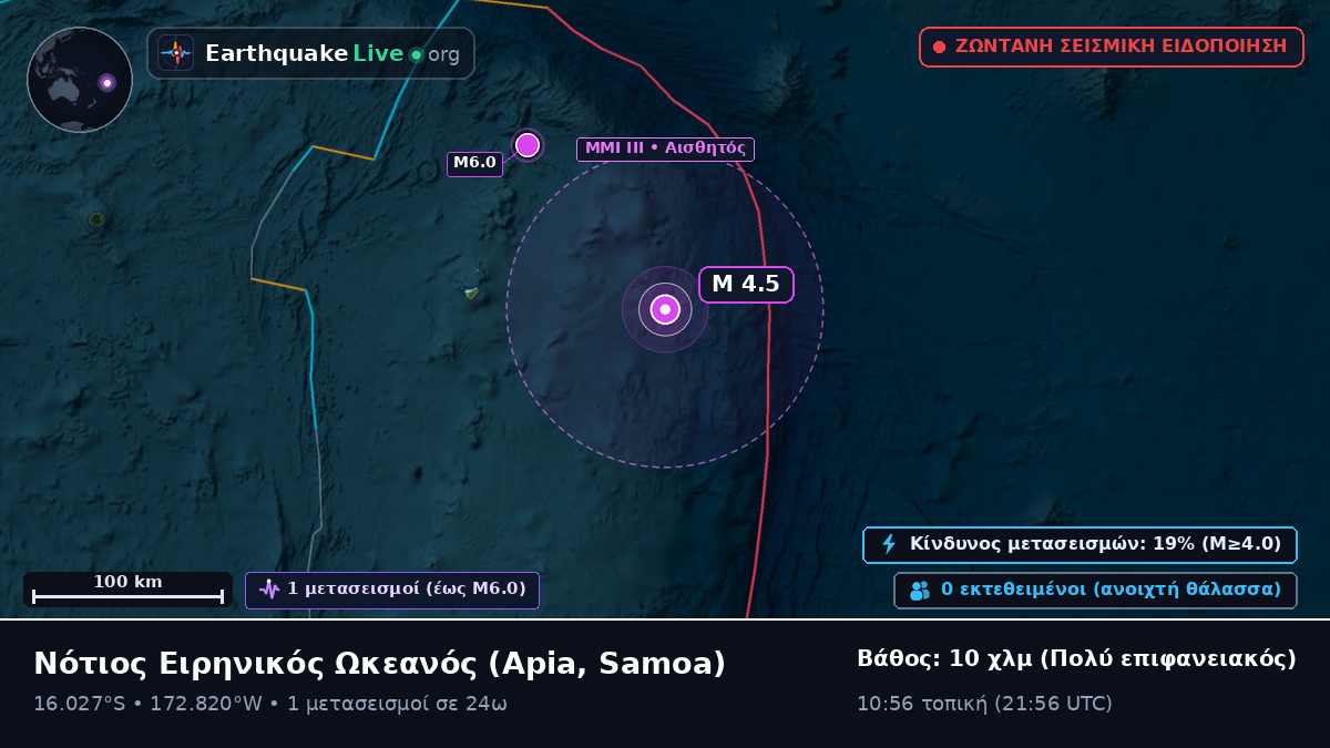 Νότιος Ειρηνικός Ωκεανός (Samoa)