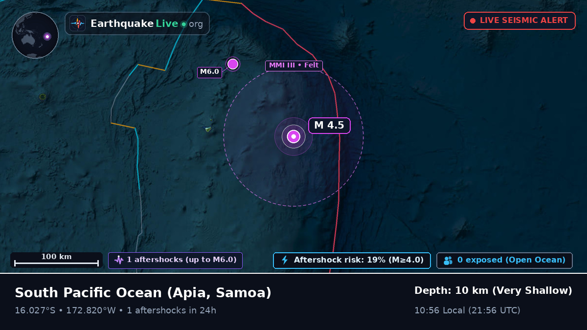 South Pacific Ocean (Samoa)