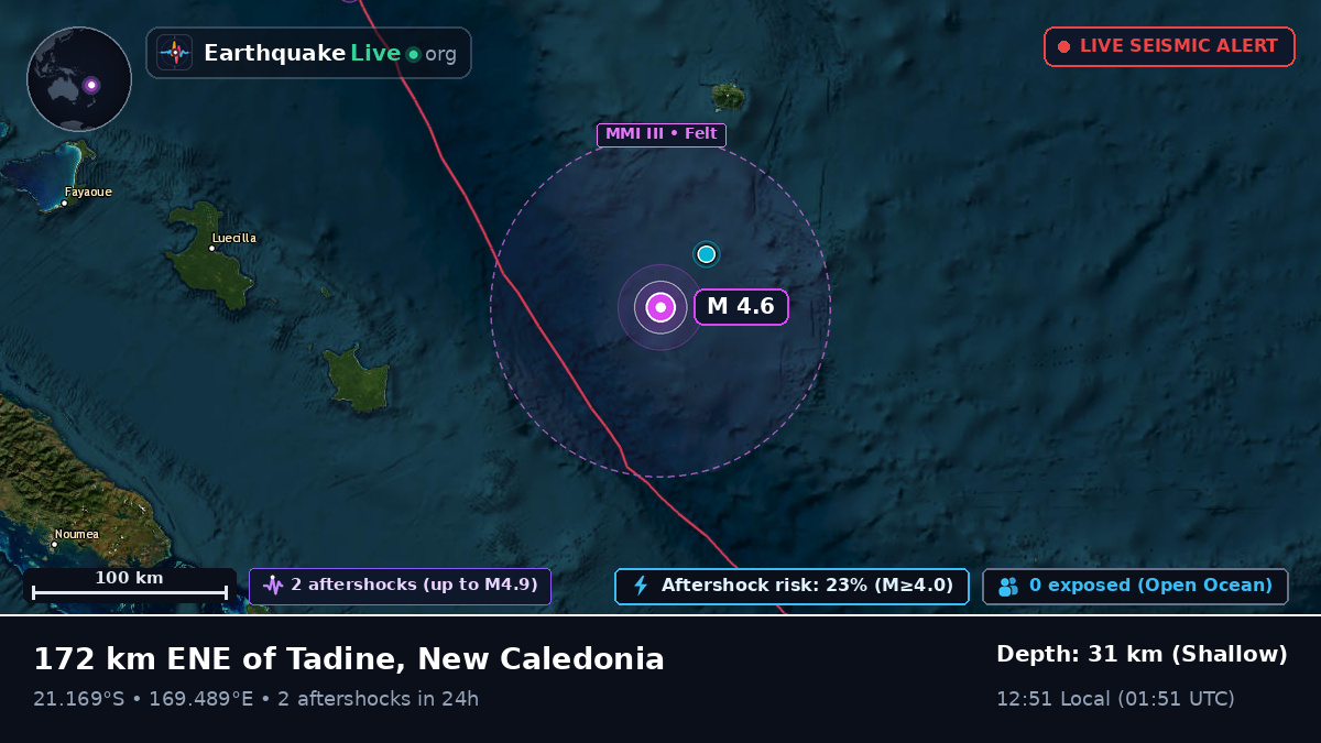 South Pacific Ocean (New Caledonia)