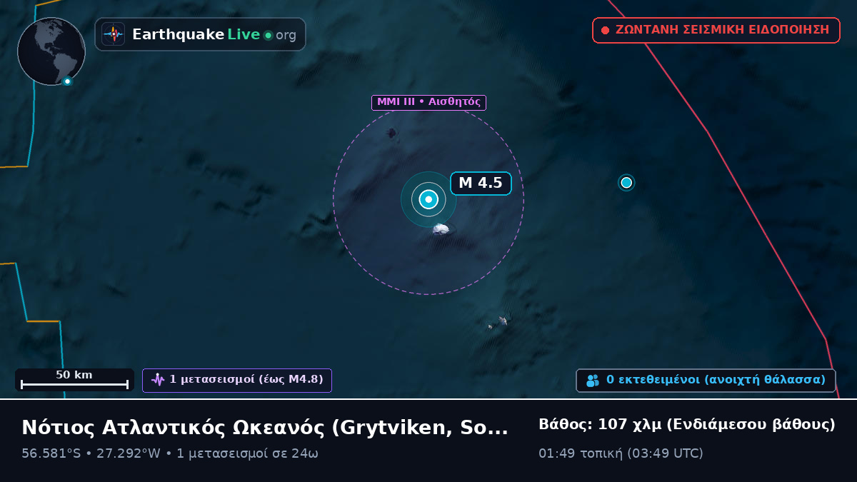 Νότιος Ατλαντικός Ωκεανός (South Georgia and the Islands)