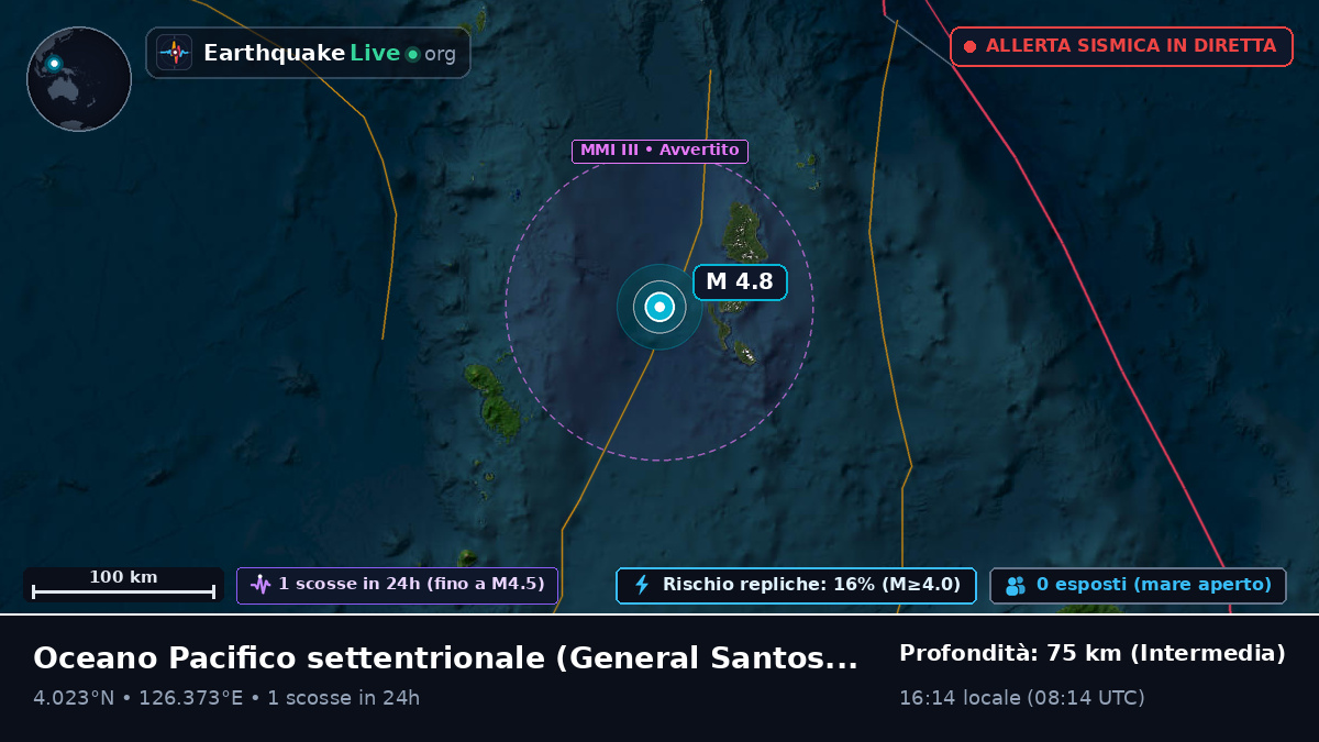 Oceano Pacifico settentrionale (Filippine)