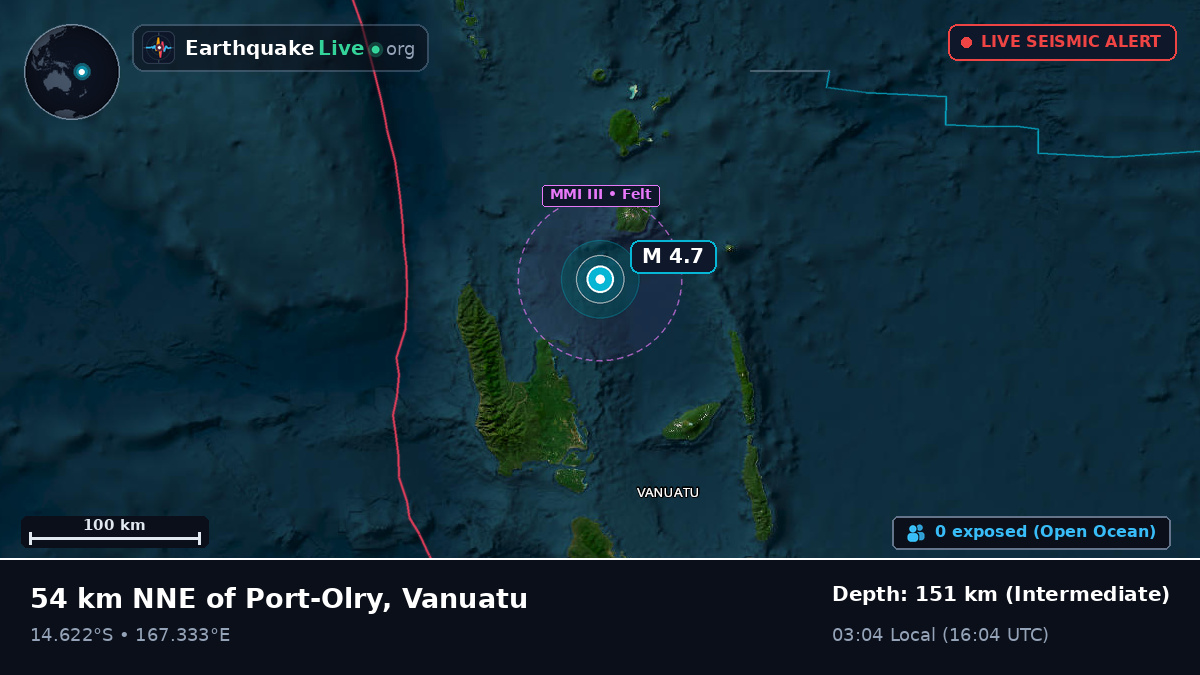 Off the coast of Luganville, Vanuatu