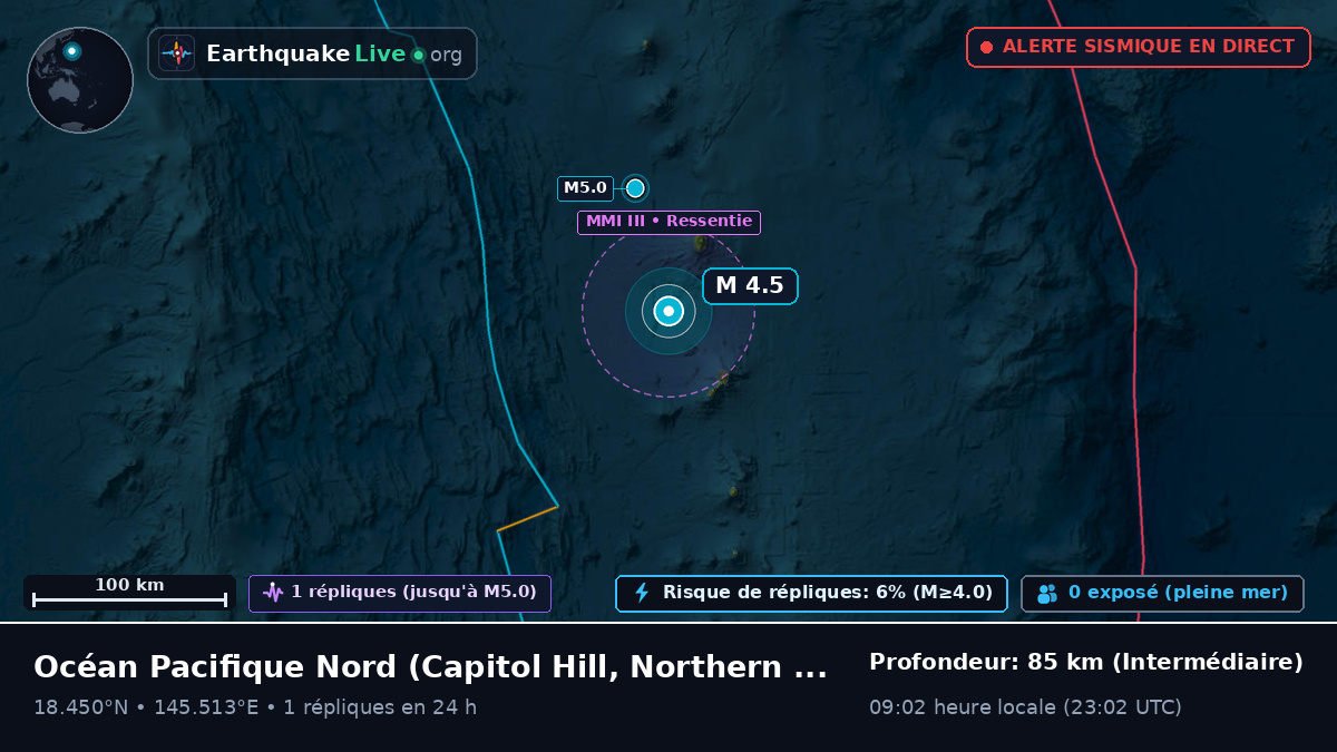Océan Pacifique Nord (Northern Mariana Islands)