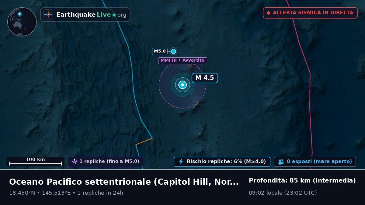 Oceano Pacifico settentrionale (Northern Mariana Islands)