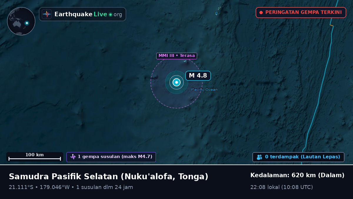 Samudra Pasifik Selatan (Tonga)