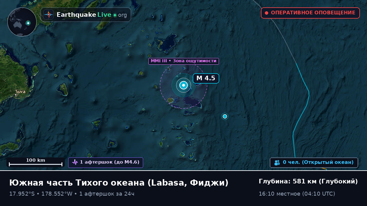 Южная часть Тихого океана (Фиджи)