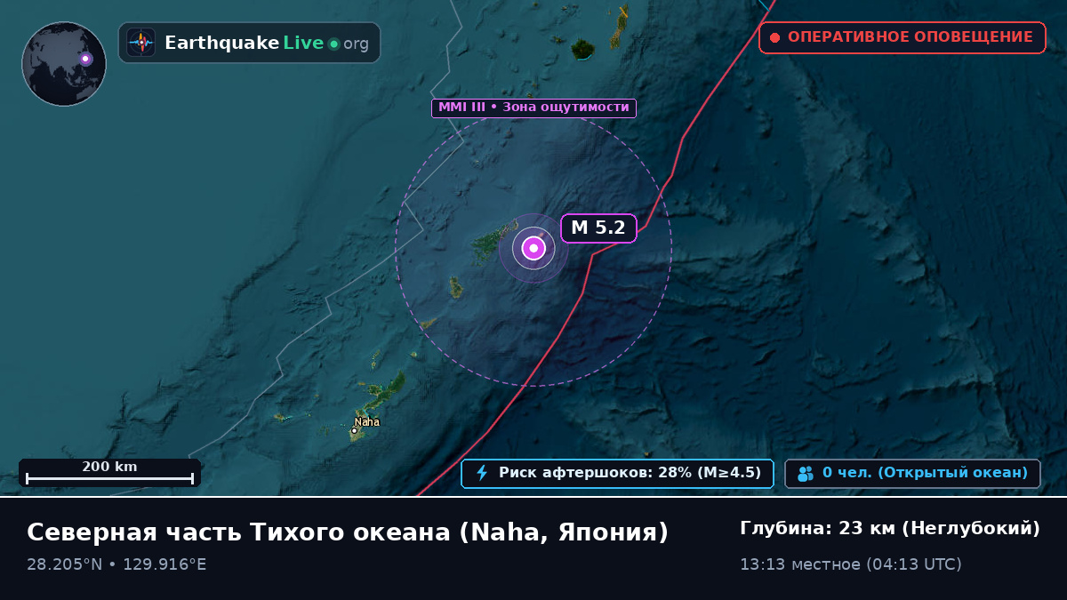 Северная часть Тихого океана (Япония)
