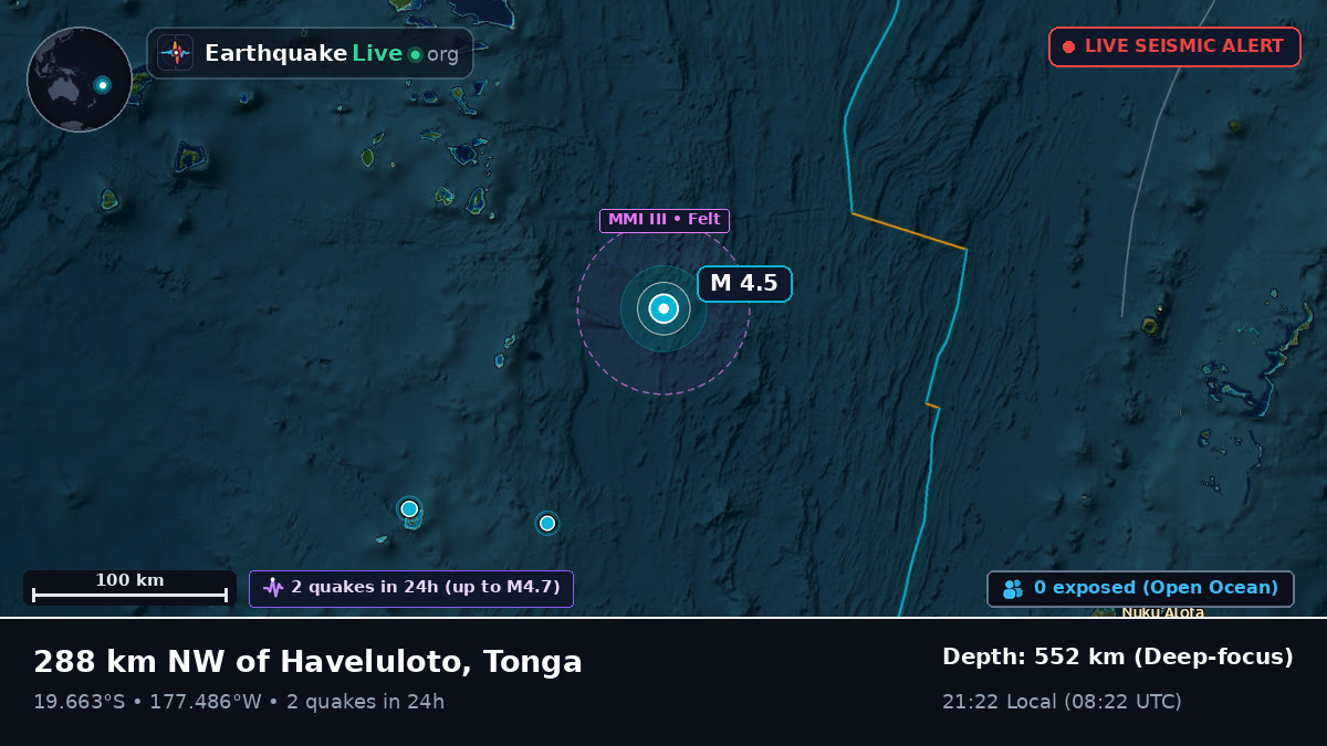 South Pacific Ocean (Tonga)