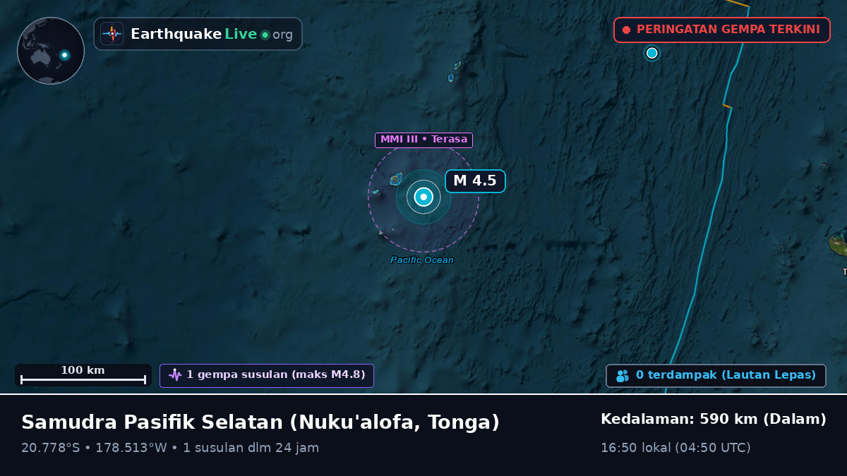 Samudra Pasifik Selatan (Tonga)