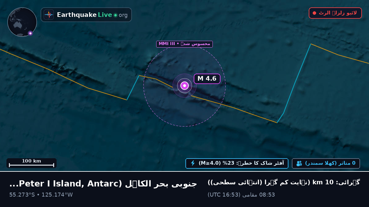 جنوبی بحر الکاہل (Antarctica)