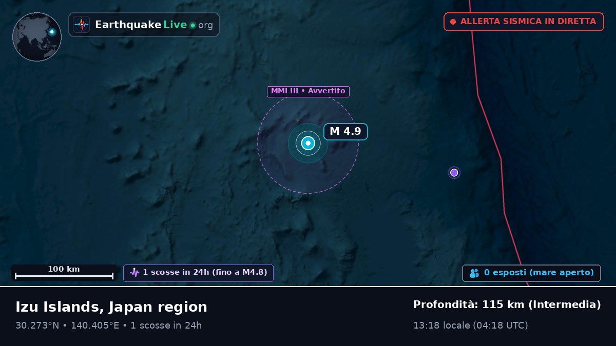 Oceano Pacifico settentrionale (Giappone)