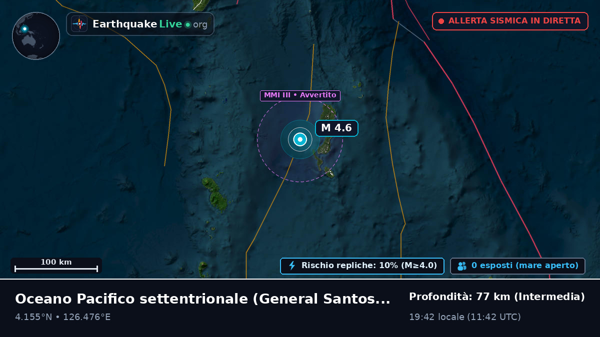 Oceano Pacifico settentrionale (Filippine)