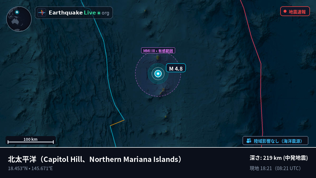 北太平洋 (Northern Mariana Islands)
