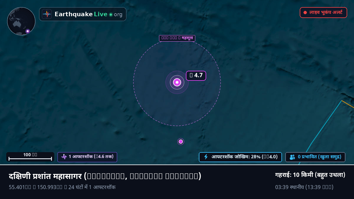 दक्षिणी प्रशांत महासागर (Chatham Islands)