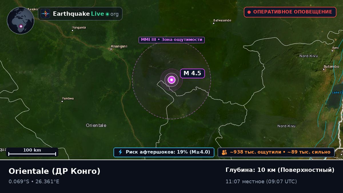 Orientale, ДР Конго