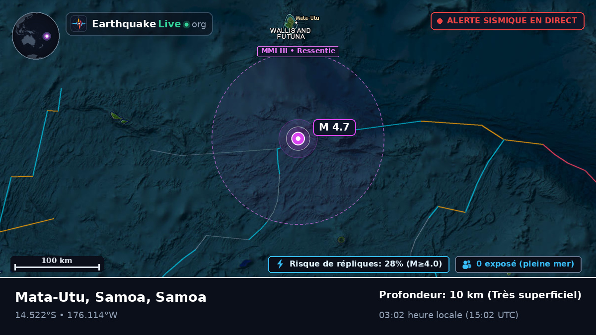 Océan Pacifique Sud (Samoa)