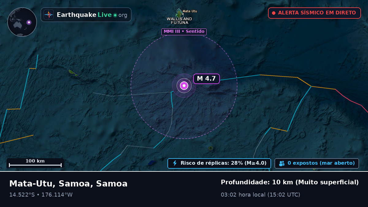 Oceano Pacífico Sul (Samoa)