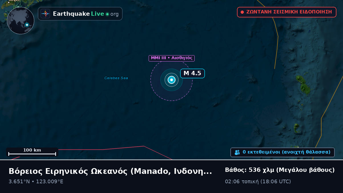 Βόρειος Ειρηνικός Ωκεανός (Ινδονησία)