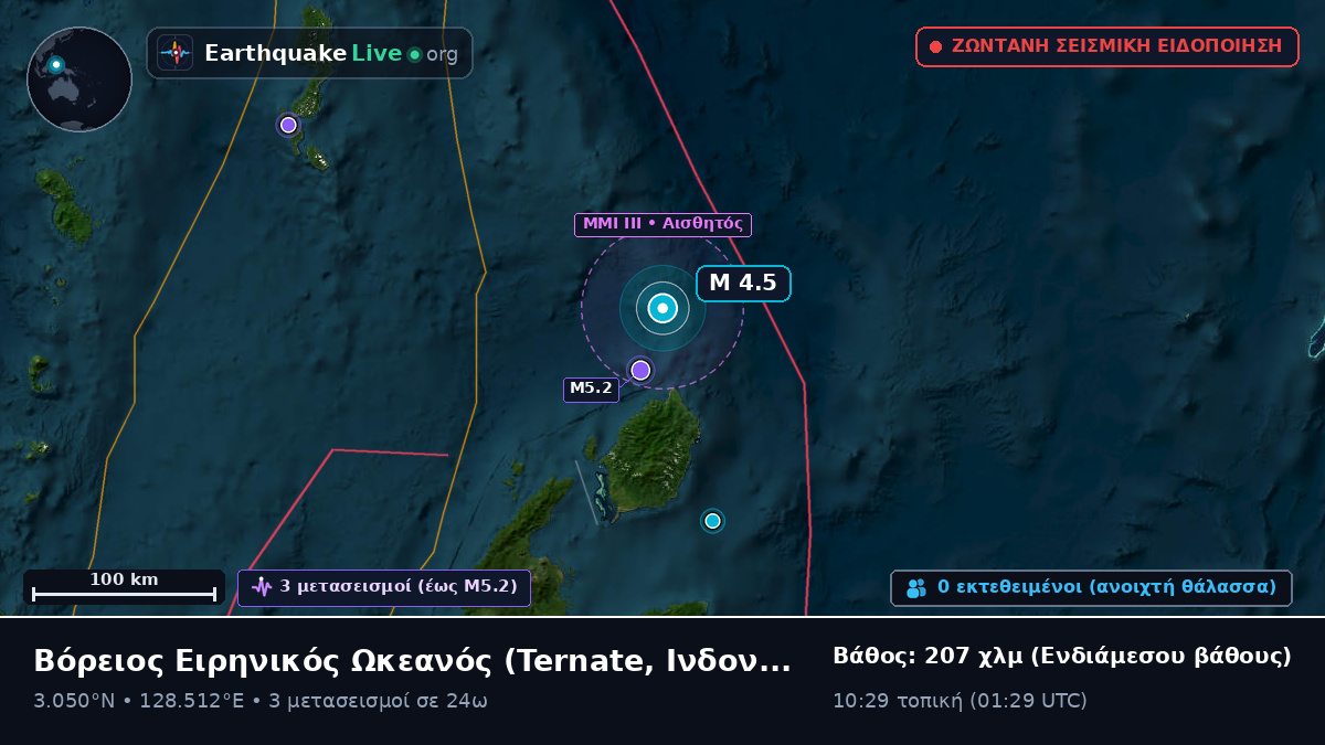 Βόρειος Ειρηνικός Ωκεανός (Ινδονησία)
