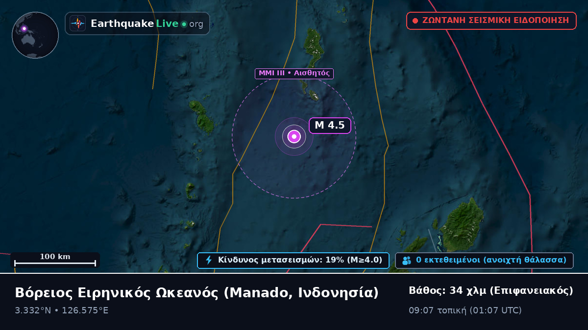 Βόρειος Ειρηνικός Ωκεανός (Ινδονησία)