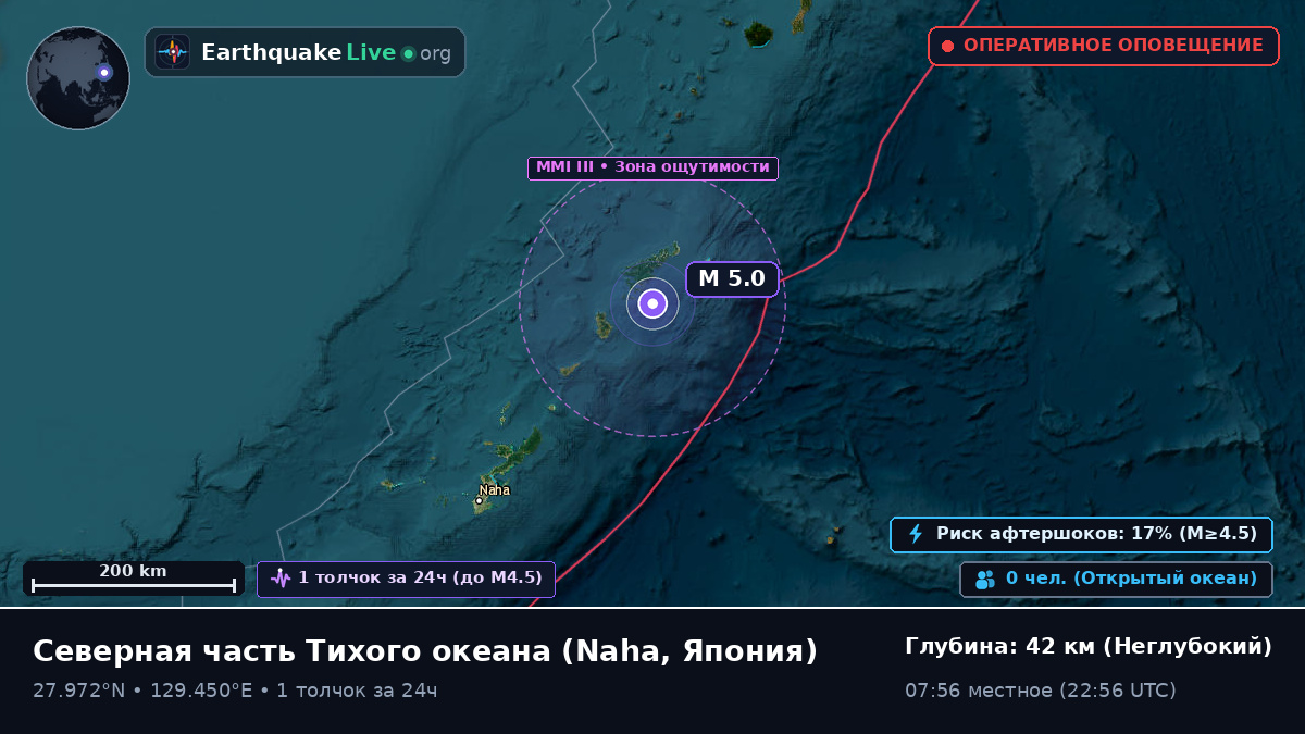 Северная часть Тихого океана (Япония)