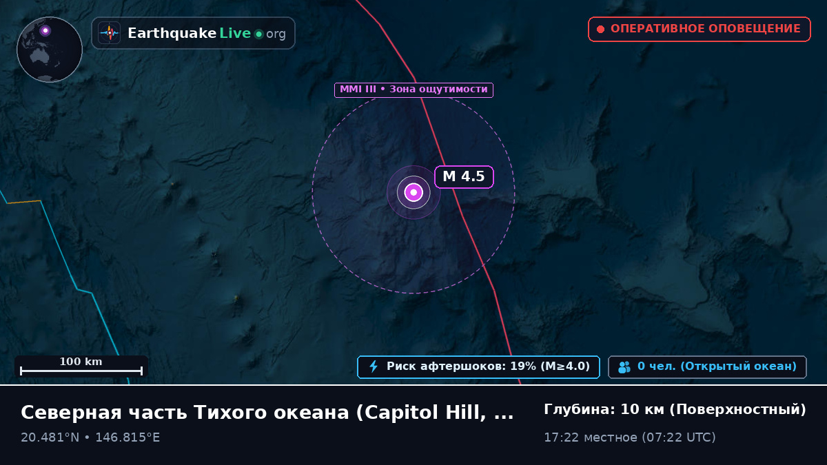 Северная часть Тихого океана (Northern Mariana Islands)
