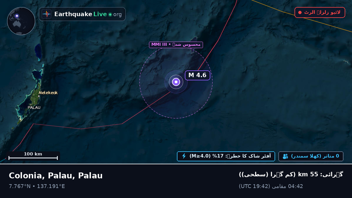 بحیرہ فلپائن (Palau)