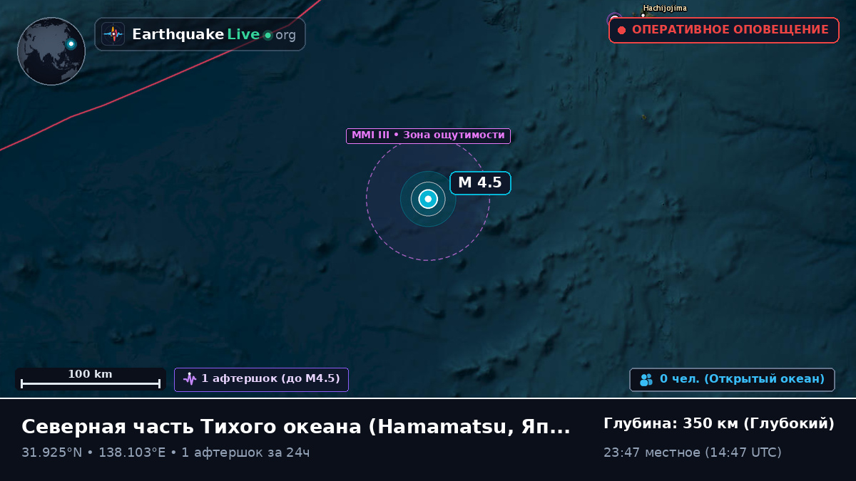 Северная часть Тихого океана (Япония)