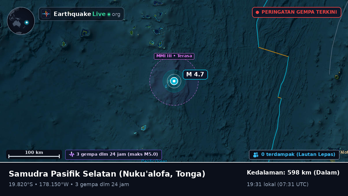 Samudra Pasifik Selatan (Tonga)