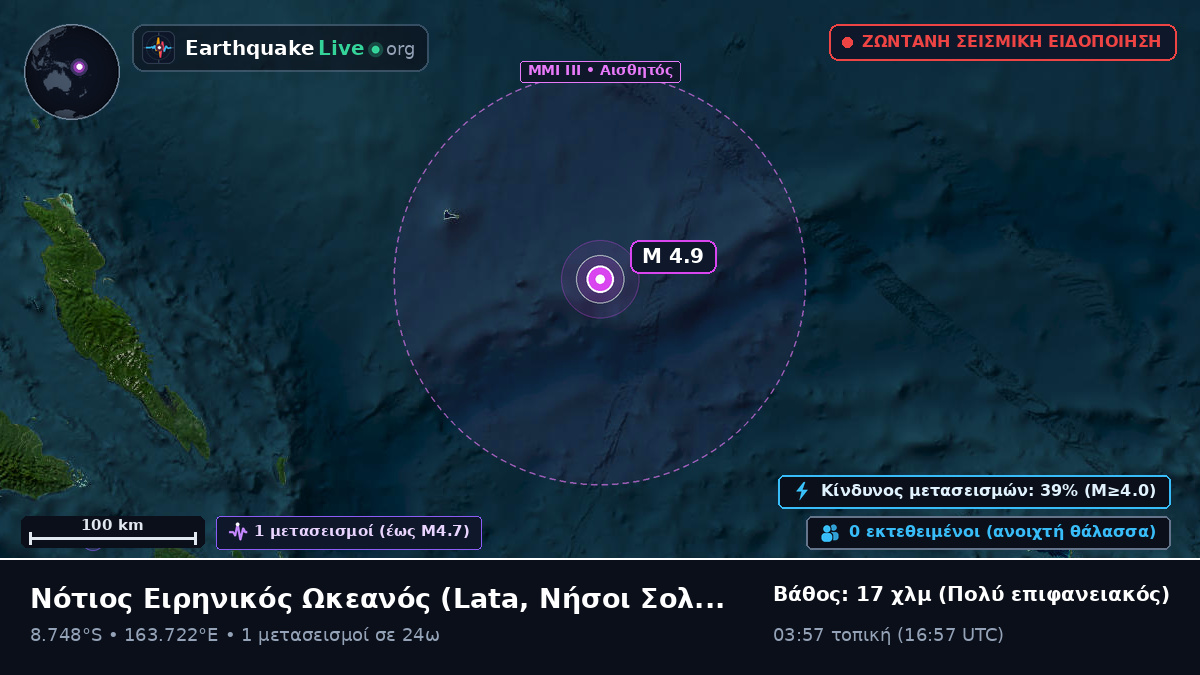 Νότιος Ειρηνικός Ωκεανός (Νήσοι Σολομώντα)