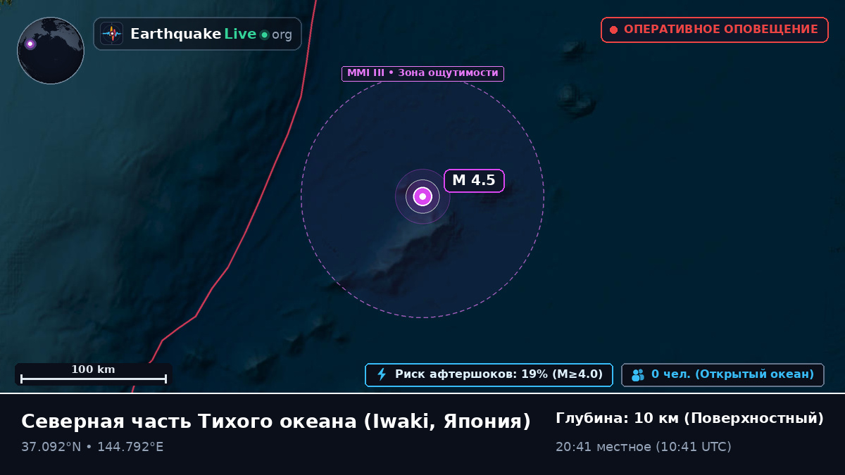 Северная часть Тихого океана (Япония)