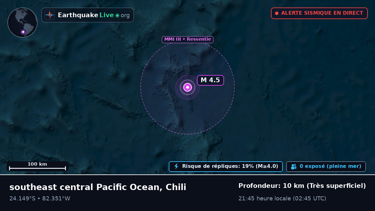 Océan Pacifique Sud (Chili)
