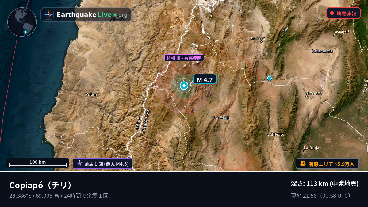 Atacama, チリ
