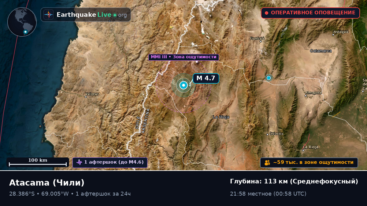 Atacama, Чили